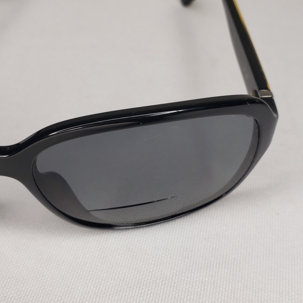 Coach Eyeglasses Frames Only S3012 Cold Insert 57-16-125 Black Gold Sparkles - Picture 7 of 12